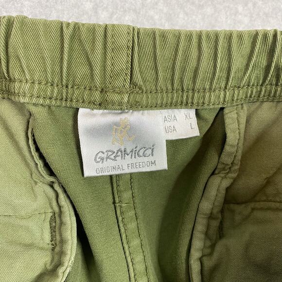 Gramicci Shorts Mens L Olive Green Belted Waist Bermuda Short - Picture 6 of 7